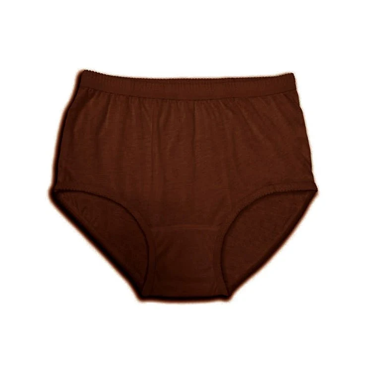 Cotton Plus Women's Panties Chocolate Size 10 1