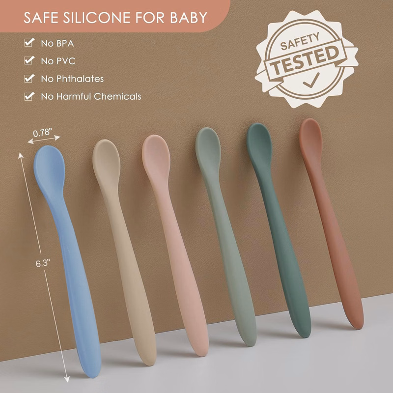 Silicone Baby Feeding Spoons