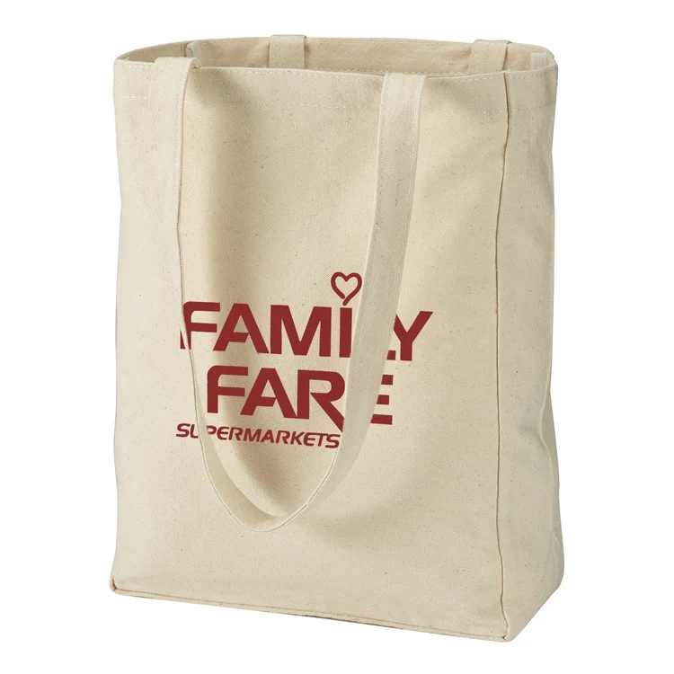 10 Oz. Cotton Canvas Everyday Tote Bag 1