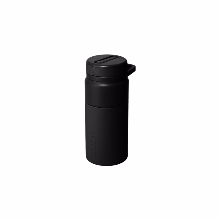 BruMate Rotera 15oz Flip Straw Water Bottle - Matte Black