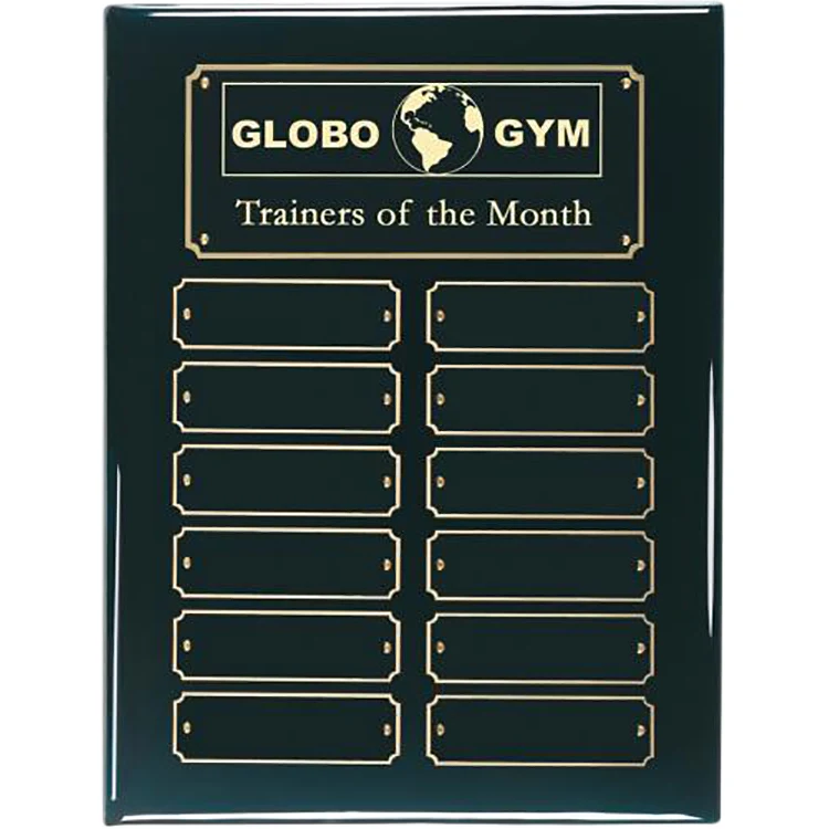 Prestige Black Perpetual Plaque 12 Plates 1