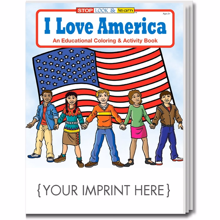 COLORING BOOK - I Love America Coloring & Activity Book