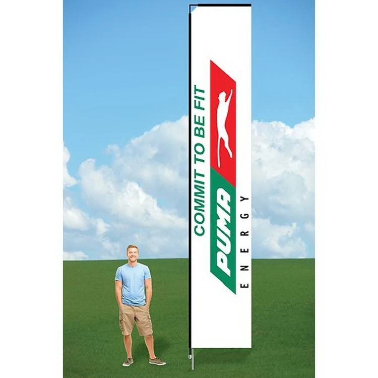 14ft Advertising Flag with Ground Stake-single 1