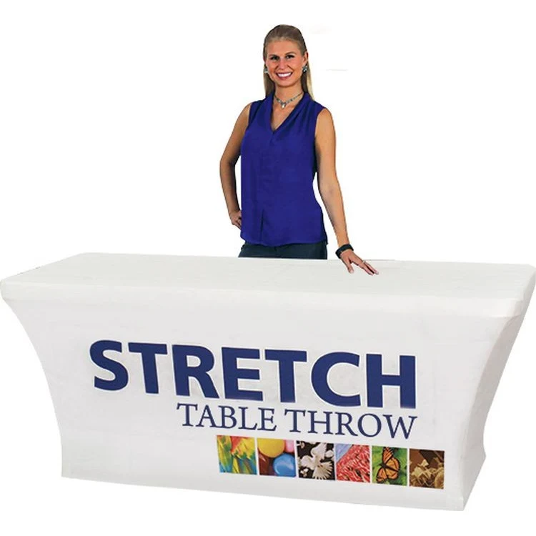 4' Dye Sub Printed Stretch Table Throw 1