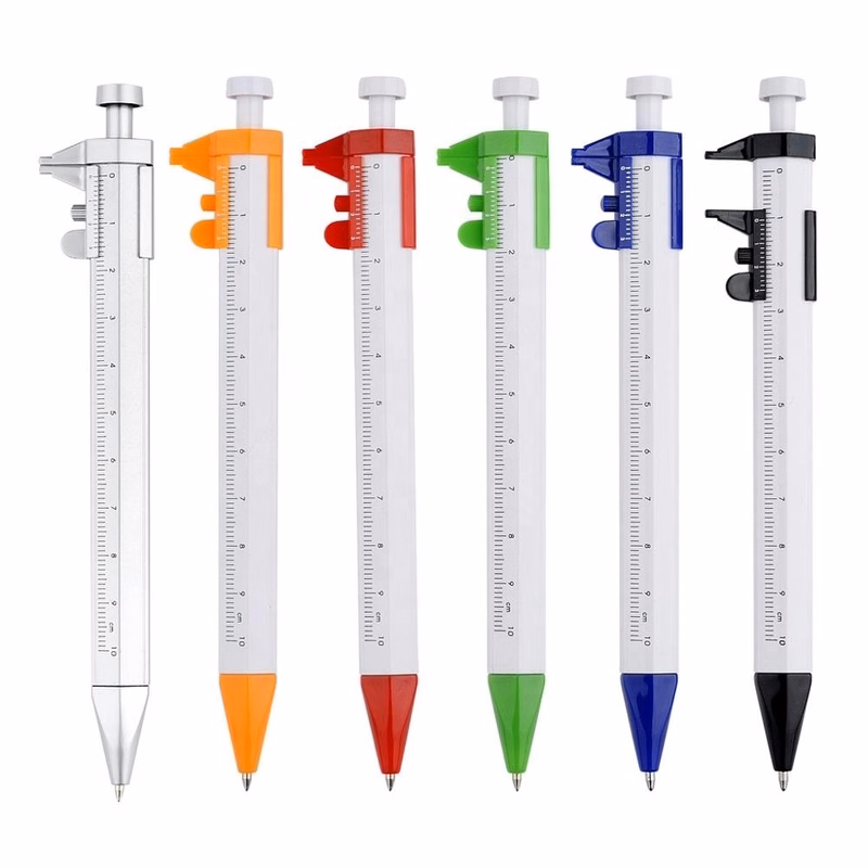 Vernier Caliper Plastic Ballpoint Pen