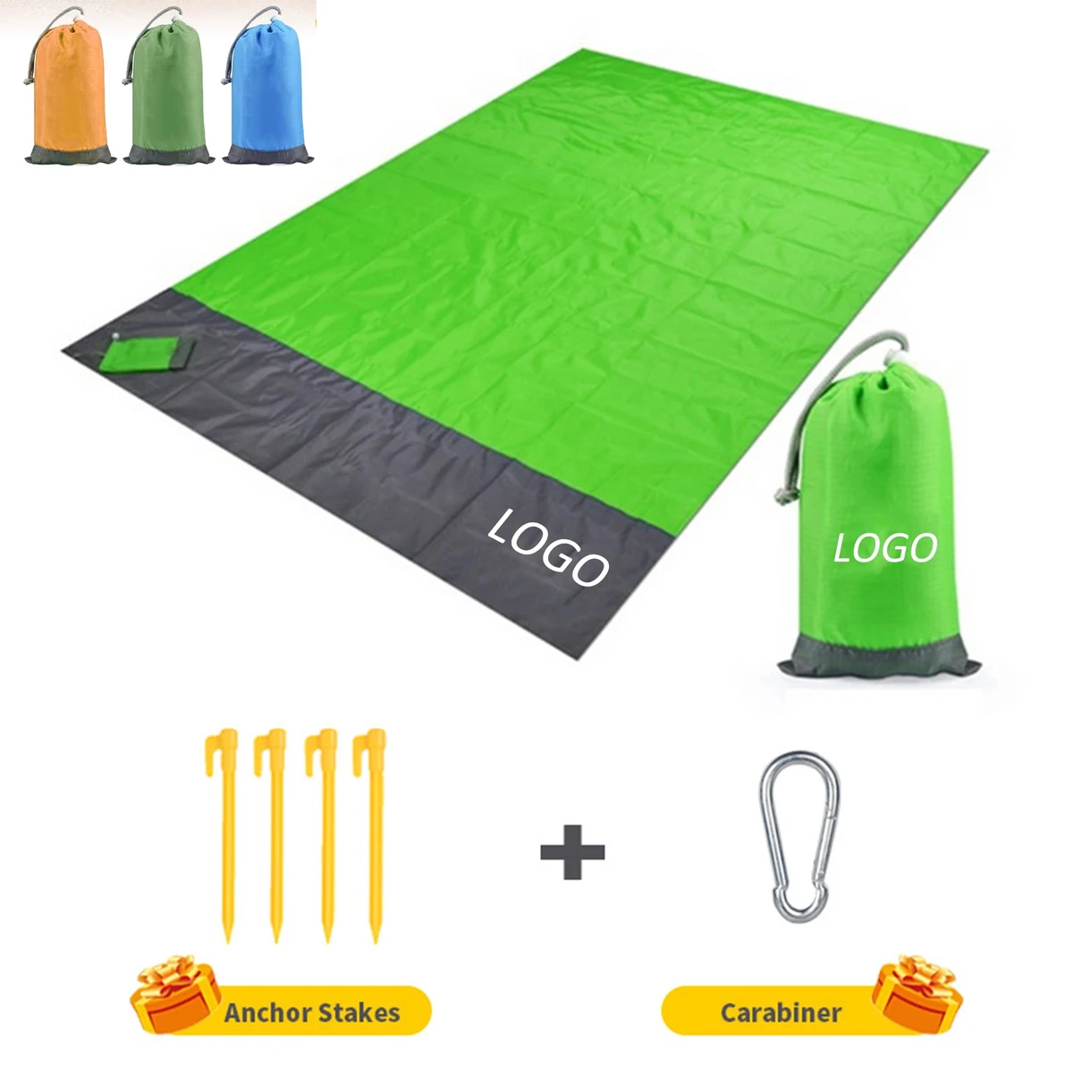 Foldable Sandproof Beach Blanket 1