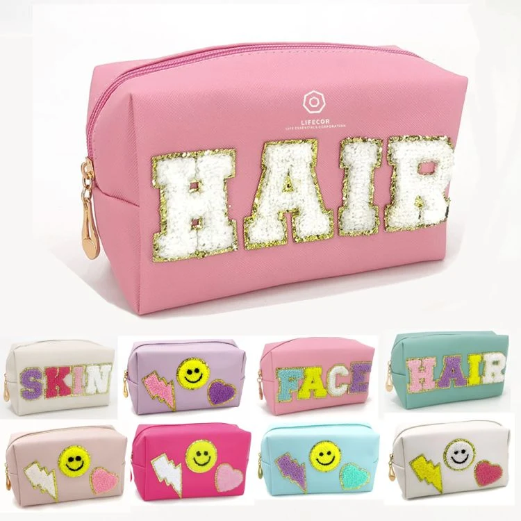 PU Leather Waterproof Cosmetic Bag 1