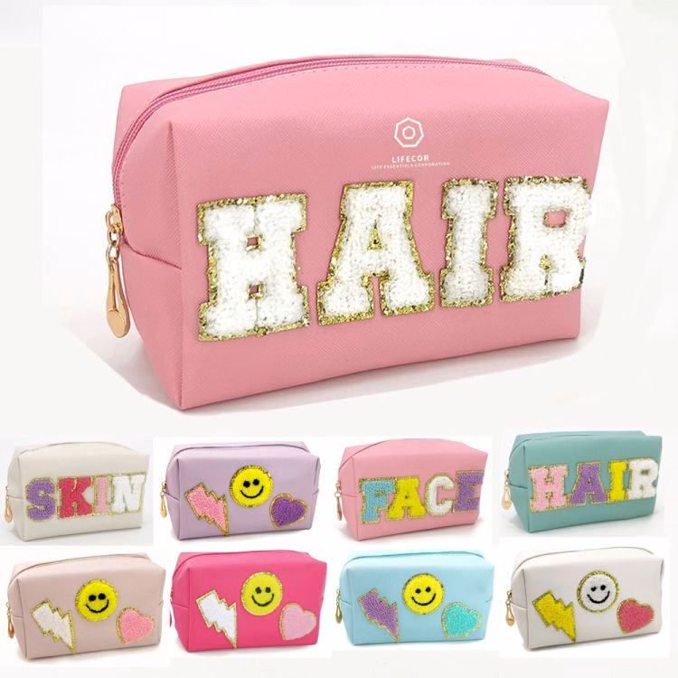 PU Leather Waterproof Cosmetic Bag