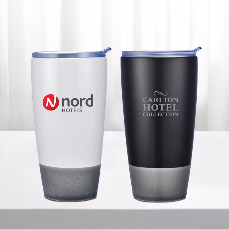 MADEIRA - 12 OZ DOUBLE WALL STONEWARE CERAMIC TUMBLER