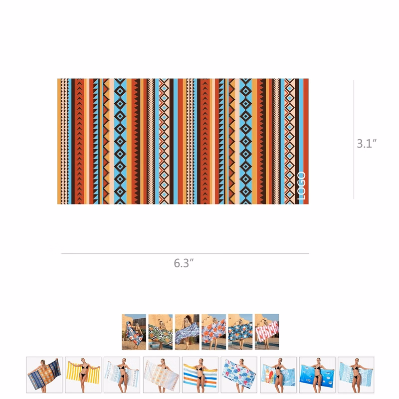 Printed Beach Towel