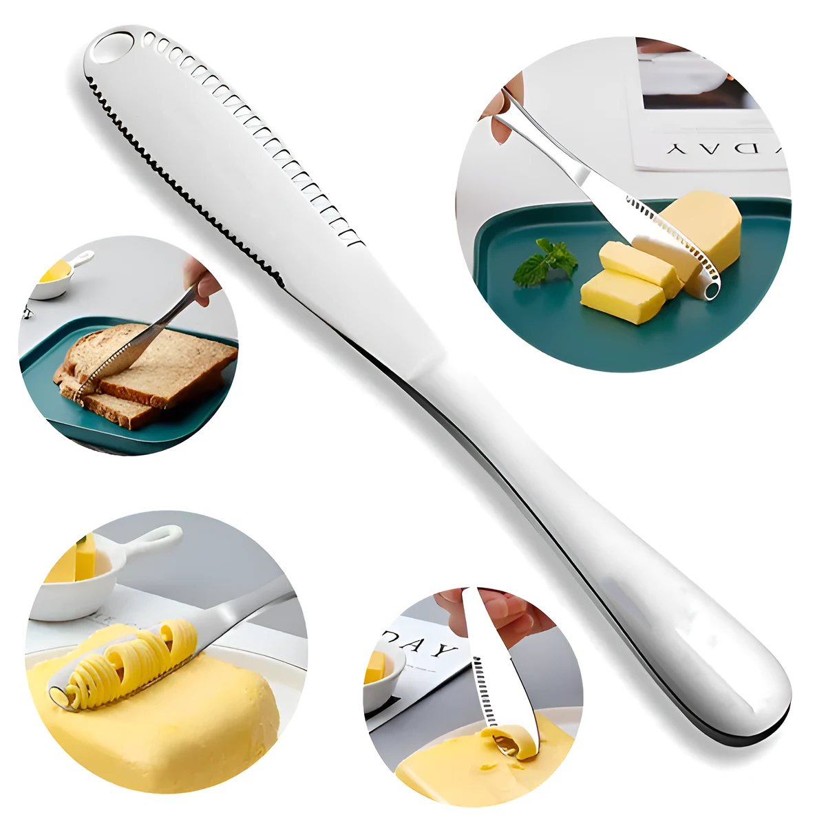 Colored Stainless Steel Butter Knife 1