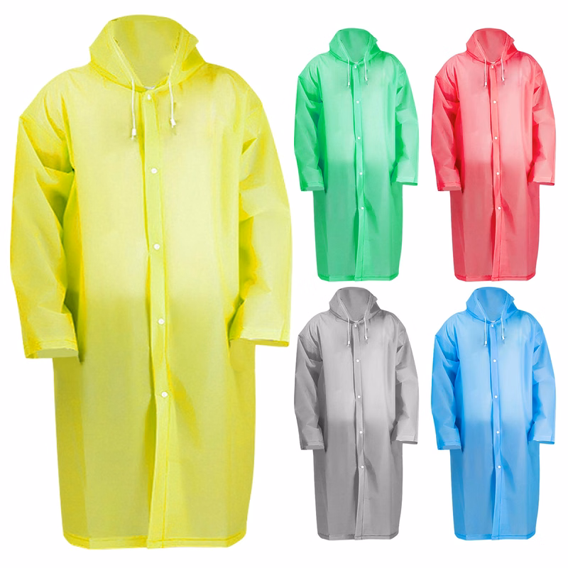 Soft Touch Resuable EVA Raincoat Cape STOCK