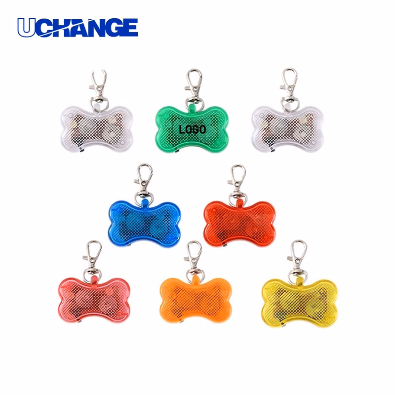 LED Bone Shape Dog Tag