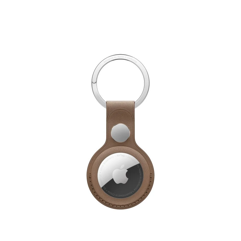 Apple AirTag FineWoven Key Ring - Taupe, Holder Only 1