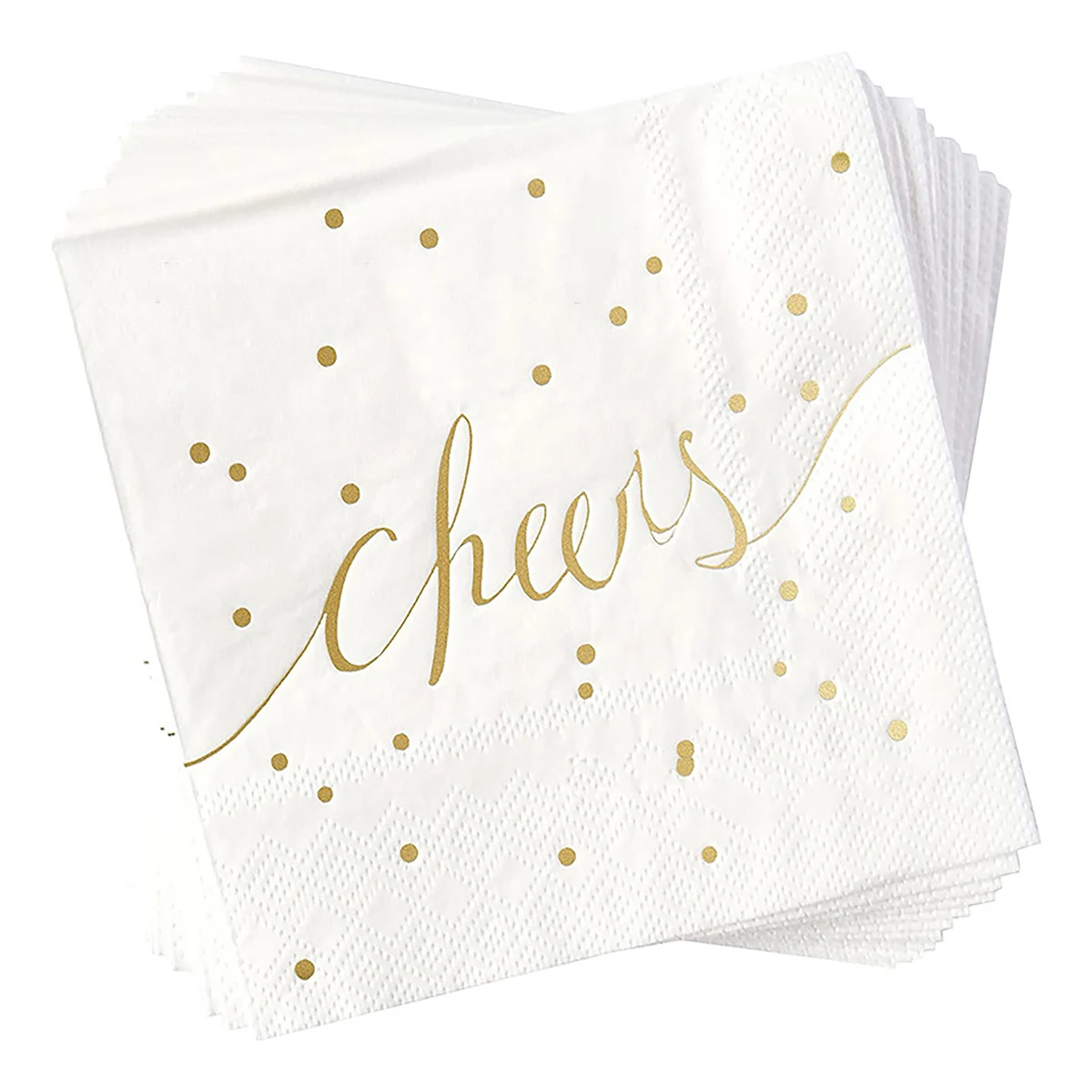 5" x 5" 2-Ply All-over Printing Beverage Napkins 1