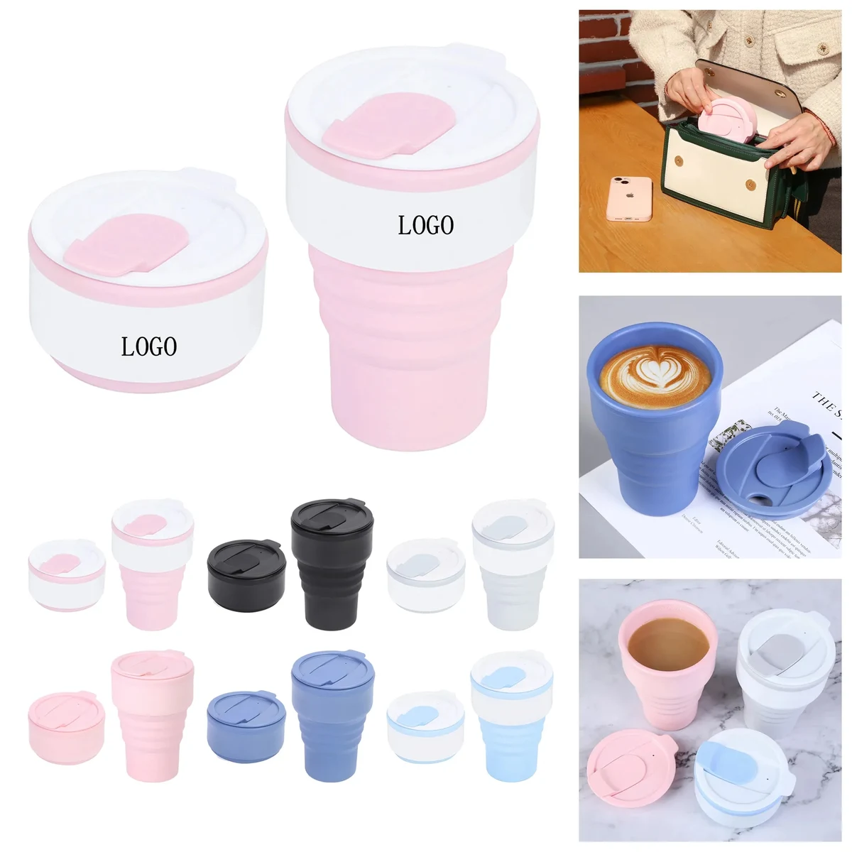 Collapsible Water Cup 12oz 1