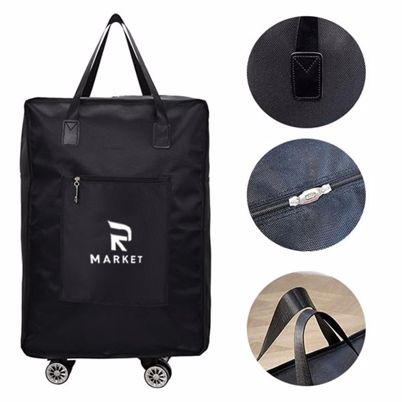 Folding Shopping Bag with Wheels