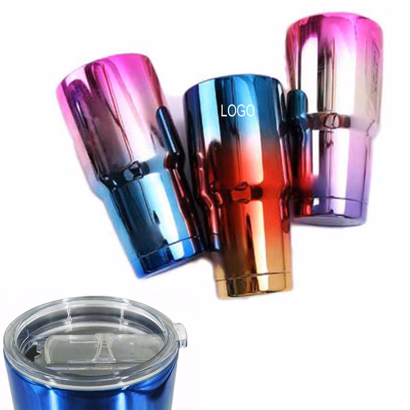 Stainless Steel Double Wall Vacuum Tumbler with Lid 30oz