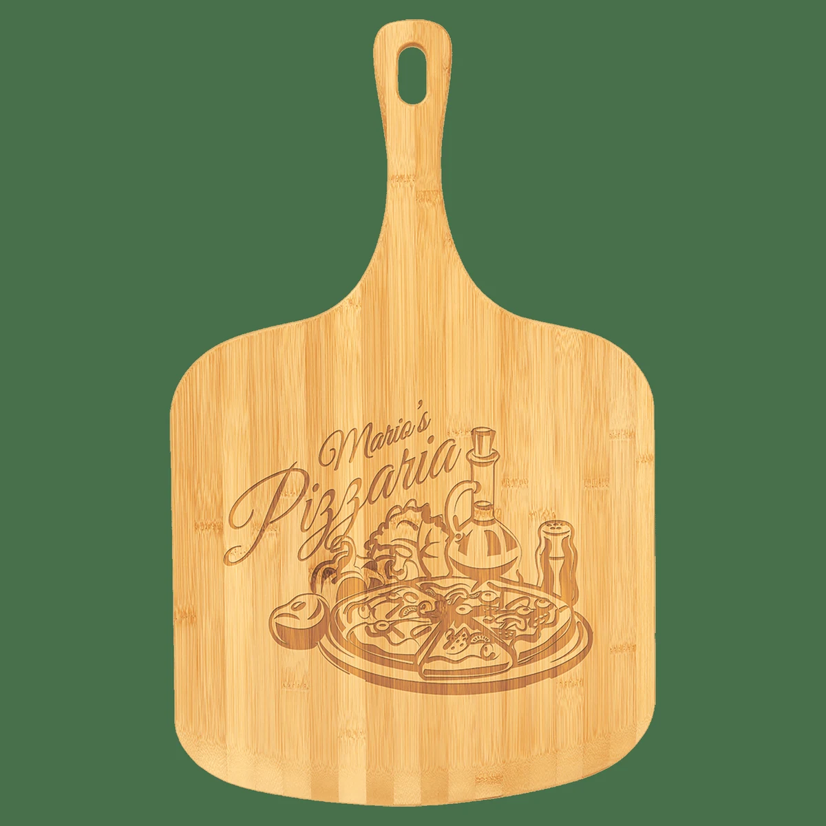 23 1/2" x 14 1/2" Bamboo Pizza Board 1