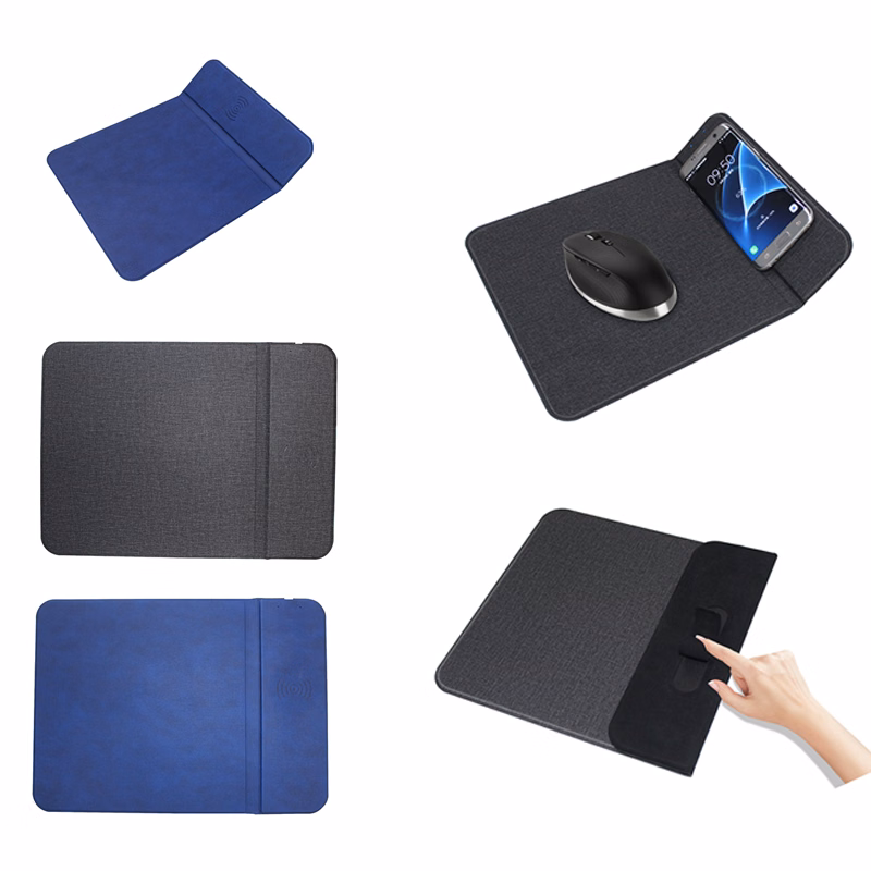 Wireless Charging Mouse Pad With Phone Stand