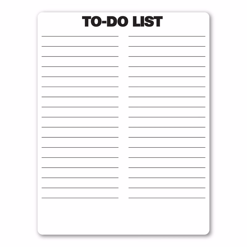 Memo Board Magnet - 8.5" x 11" - 20 mil