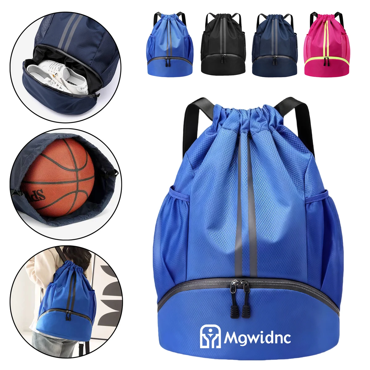 Waterproof Dual Compartment Backpack with Separate Shoe Storage for Sports 1