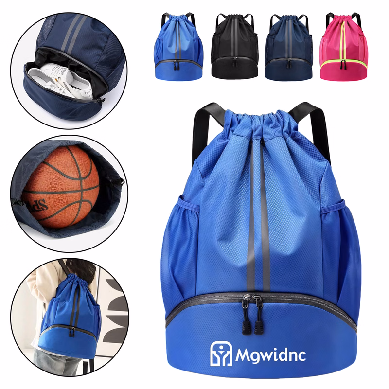 Waterproof Dual Compartment Backpack with Separate Shoe Storage for Sports