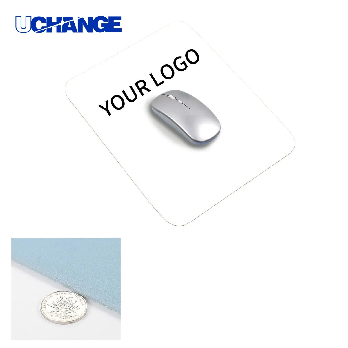 Square Mouse Pad Mat with Anti Slip Rubber Base 1