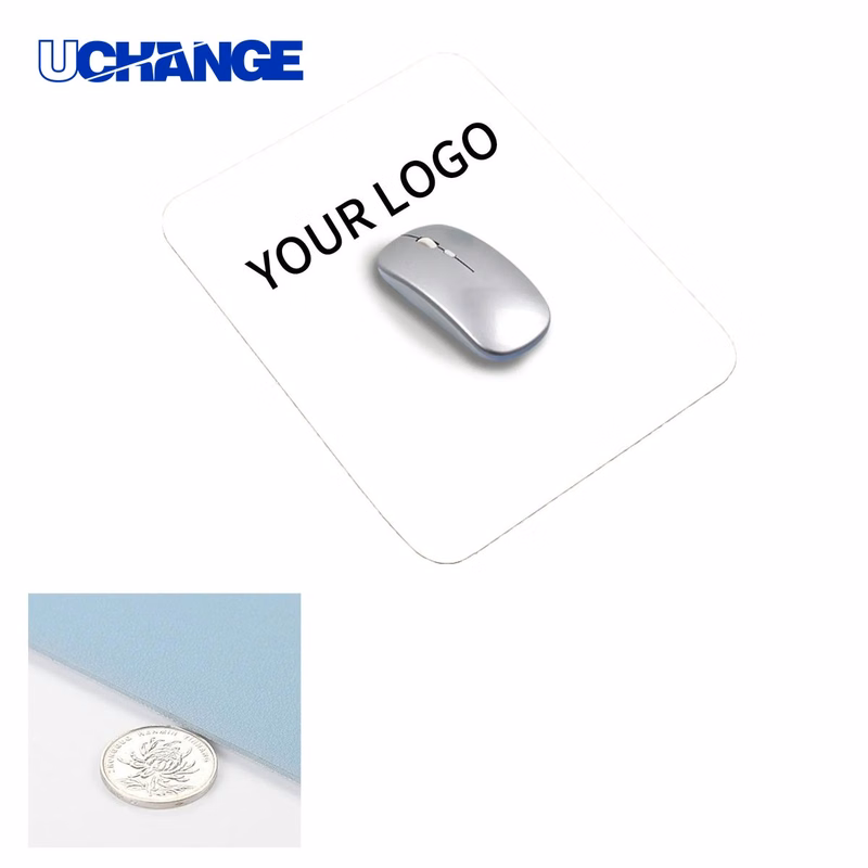 Square Mouse Pad Mat with Anti Slip Rubber Base