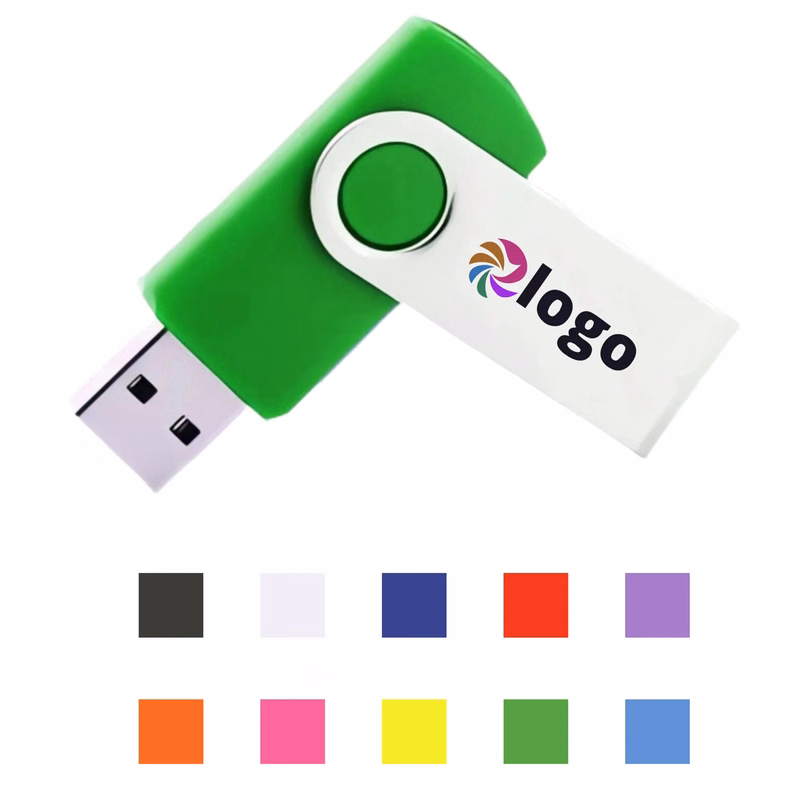 8GB Full Color Rotating USB Drive MOQ 50