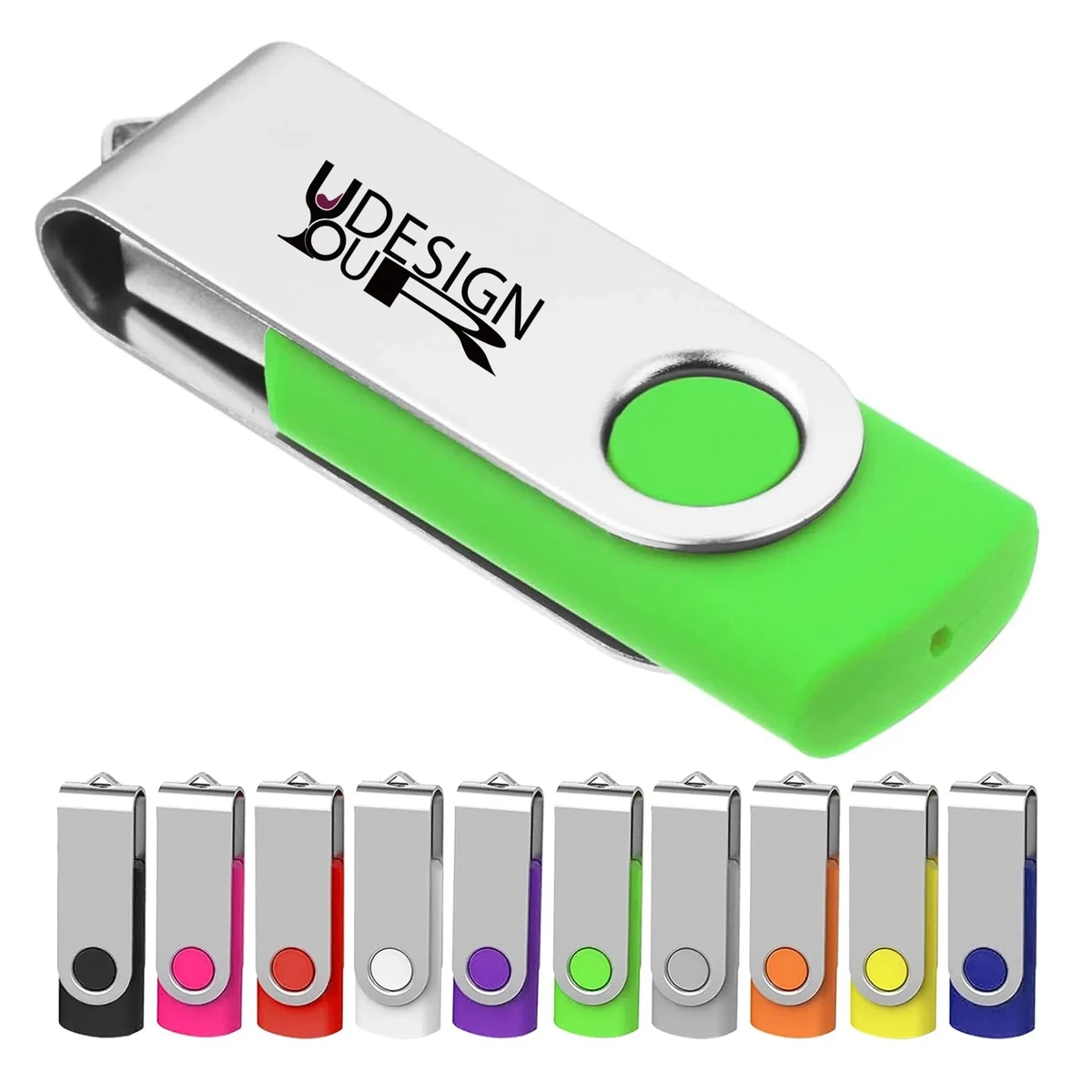 MOQ 50pcs 1 GB Swivel Flash Drive 1
