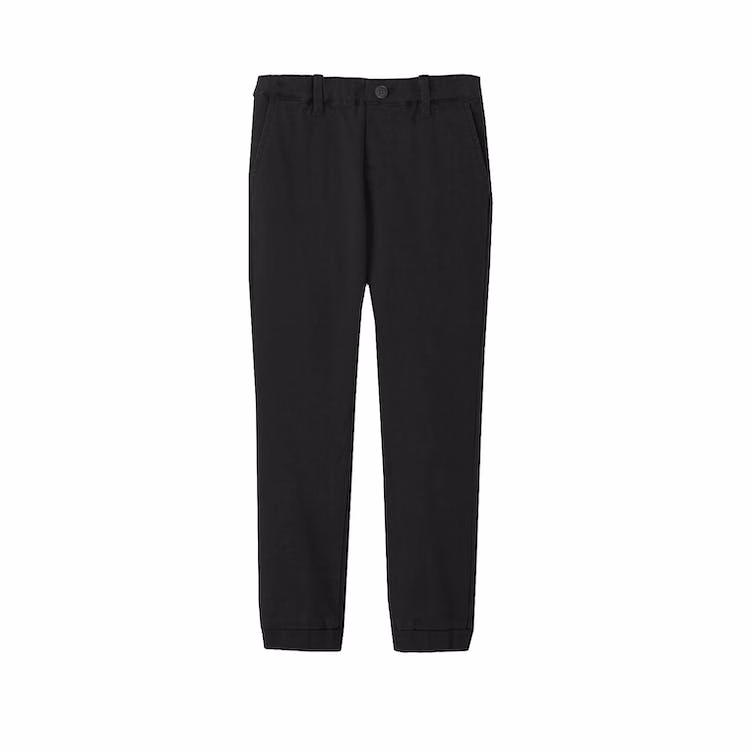 Boys' Stretch Twill Joggers - Black Small-XL