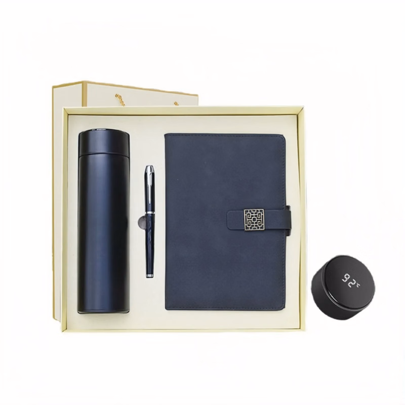 3-Piece Gift Set-Metal pen/ vacuum cup/notebook.