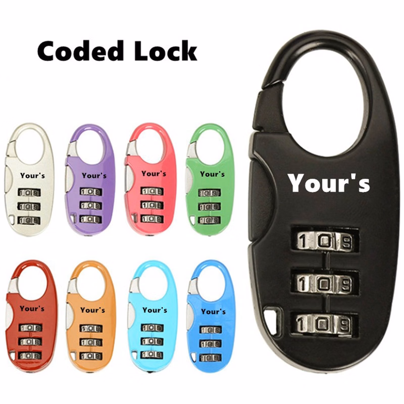 Zinc Alloy Outdoor Travel Digital Password Lock
