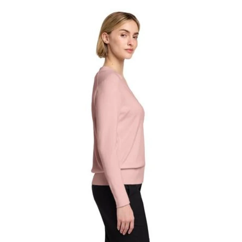 Brooks Brothers Women's Cotton Stretch V-Neck Sweater 1