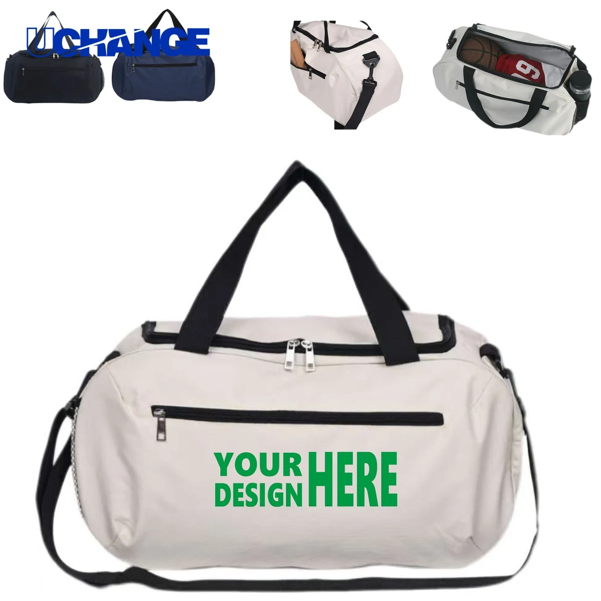 Contemporary Style Duffel Bag 1