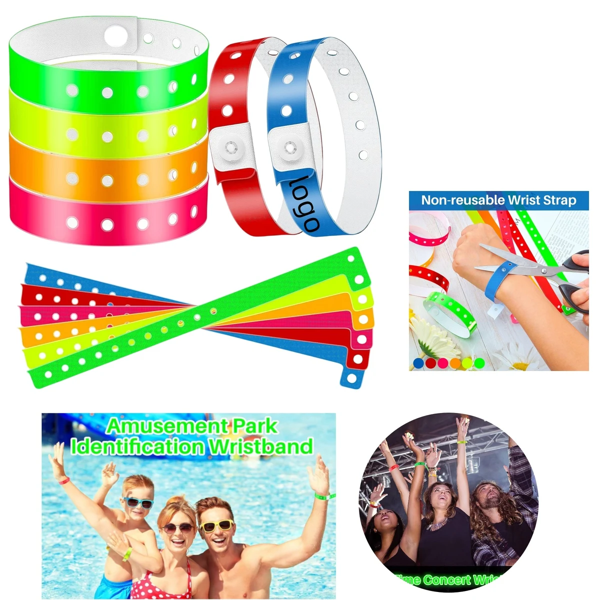 L Shaped PVC Wristbands 1
