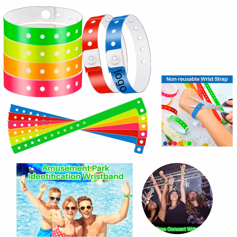L Shaped PVC Wristbands
