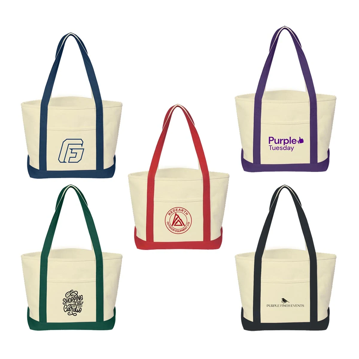 Medium 24 oz. Cotton Canvas Bag, custom tote bag with logo imprint 1