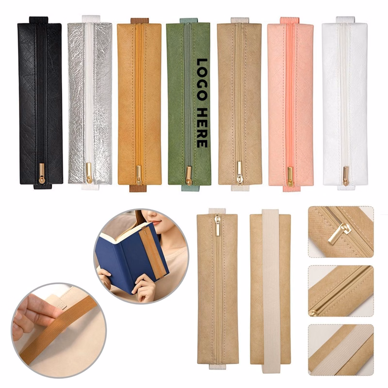 Zippered Pen Pouch with Strap