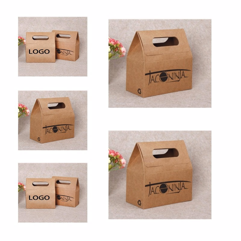 Disposable take out Box with Handle
