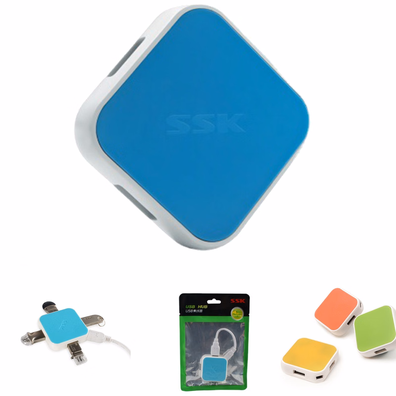 High-Speed Extended 480Mbps Mini 4 Ports Splitter