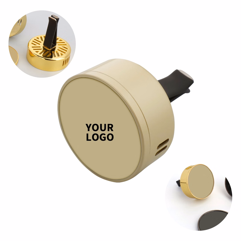 Zinc Alloy Car Air Vent Clip Aroma Box 1.5"