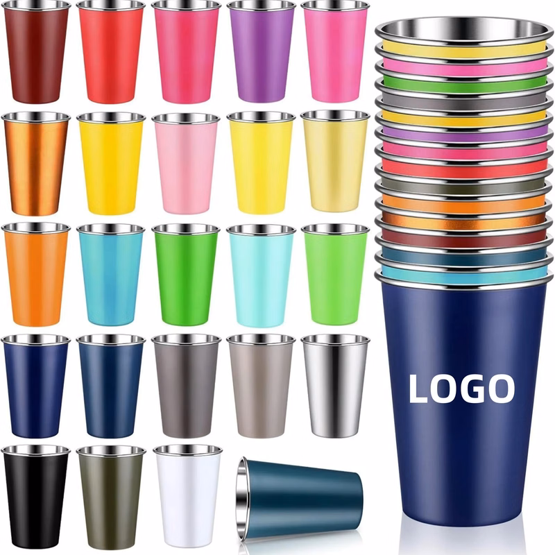 16oz 304 Stainless Steel Stackable Water Cups
