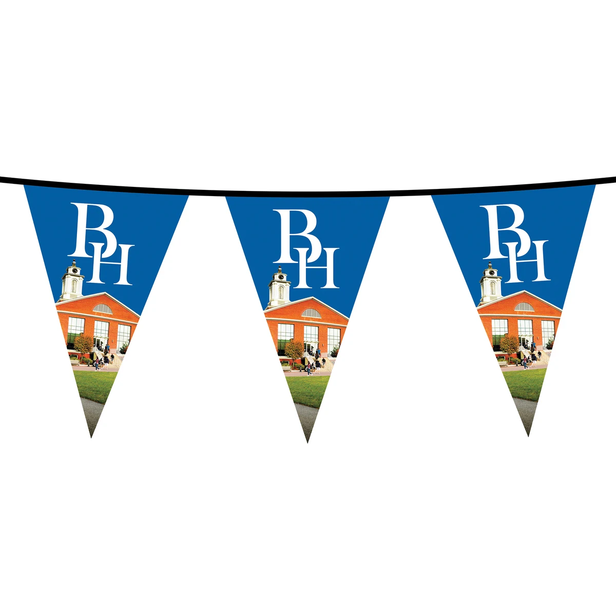 60' PVC Triangular Pennant Strings 1
