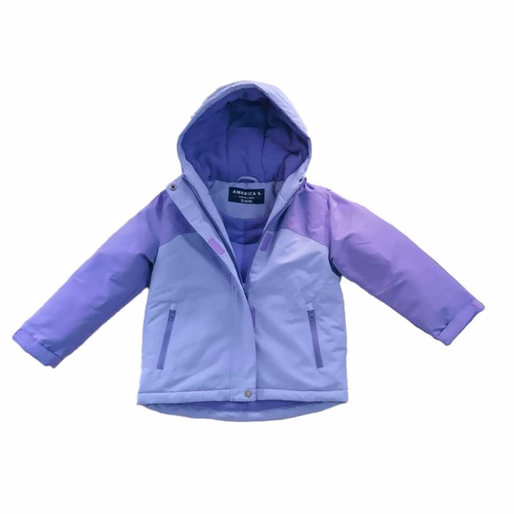 America's Suppliers Color Block Jackets Lilac 2T-5T