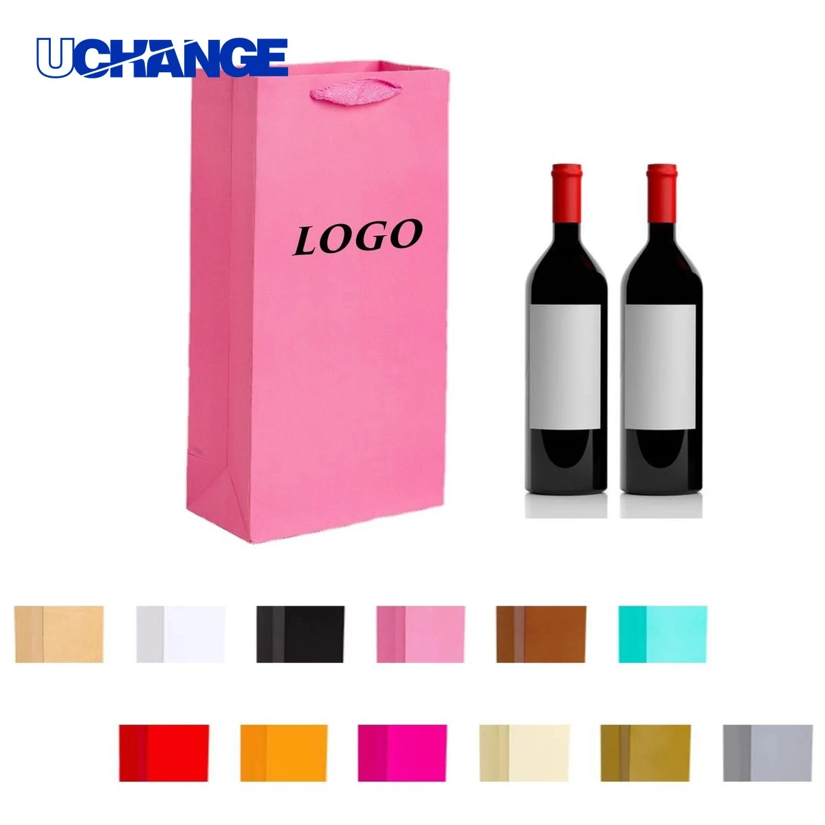 Double Wine Paper Tote Bag 1