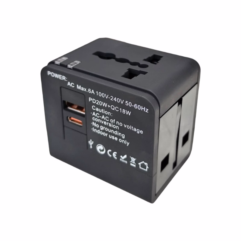 Universal USB A Type C Quick Charge Adapter - PD20W + QC18W