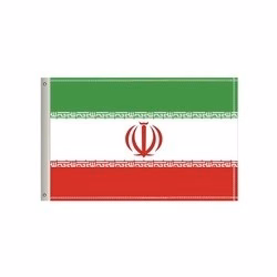 National Flag, Iran, Double-Sided - 60"W x 36"H