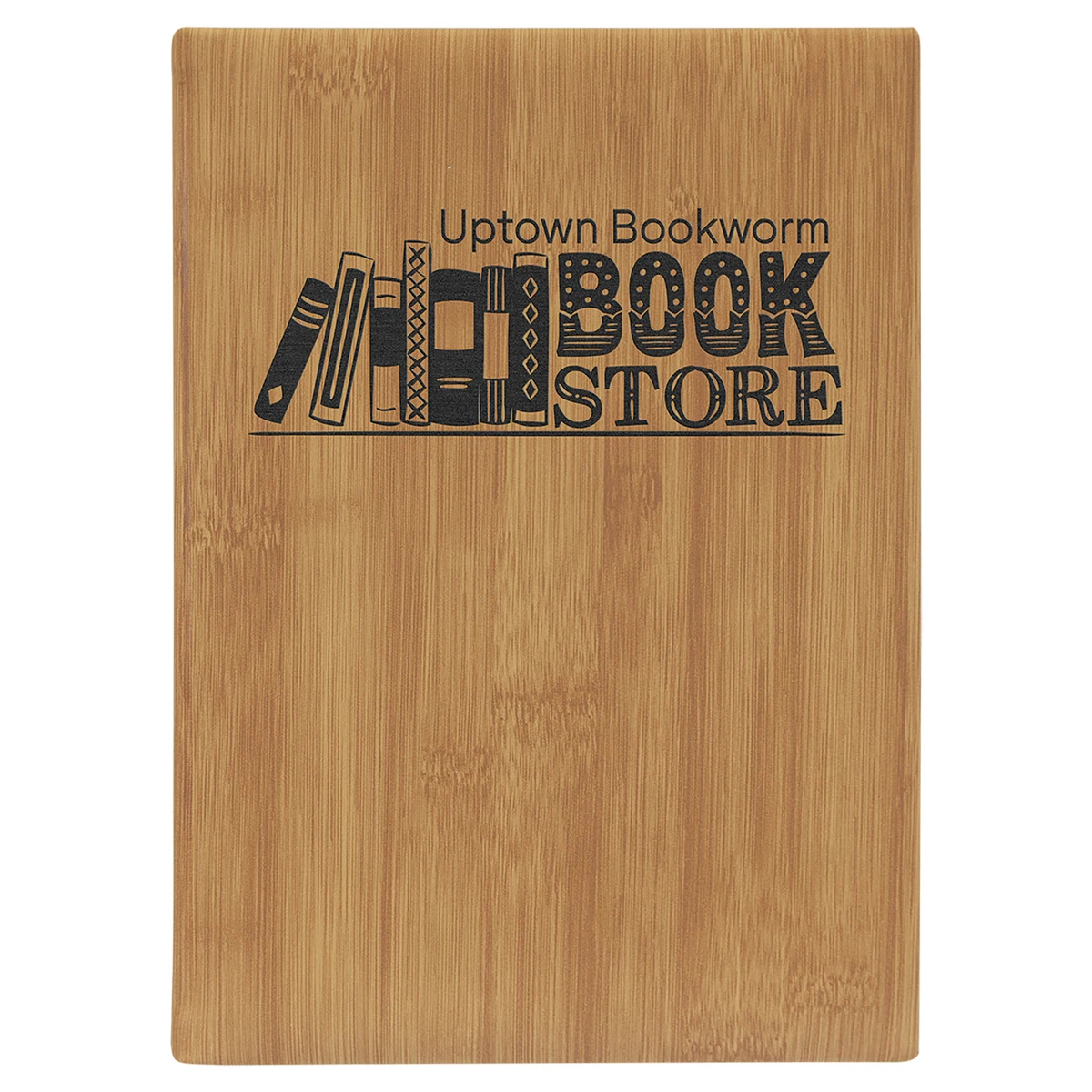 7" x 9 3/4" Bamboo Leatherette Journal-Lined Paper 1